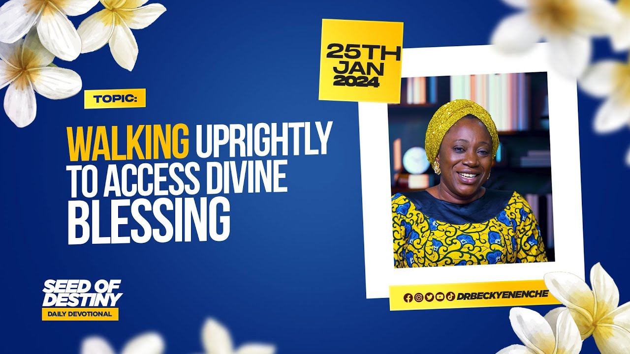 SEEDS OF DESTINY THURSDAY, JANUARY 25, 2024 YouTube