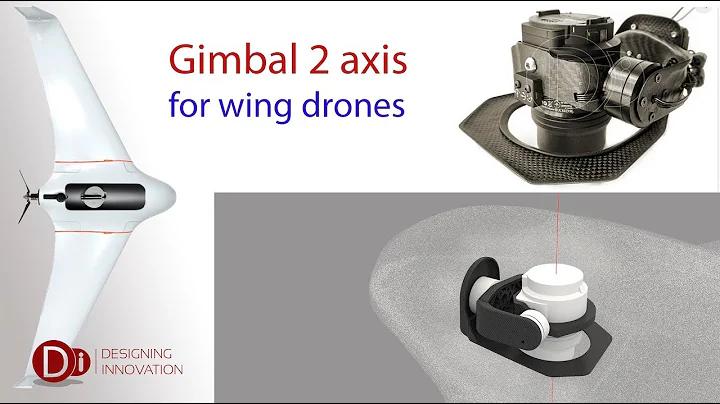 Gimbal Sony QX1, 3 axis for drone