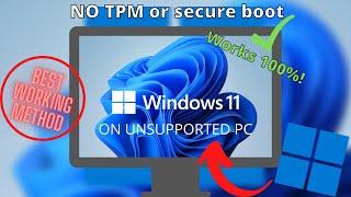 Windows 11 installed on unsupported intel PC (Fix This PC Can't Run Windows 11)