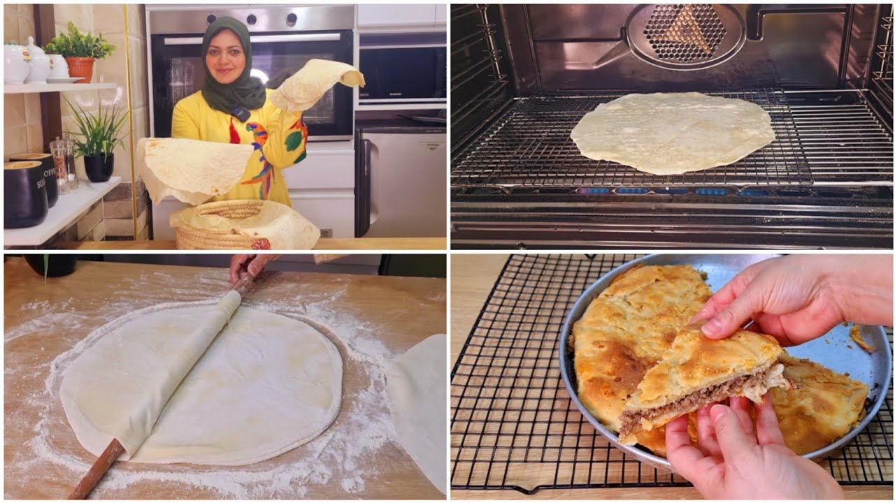 الرقاق الطرى الفلاحى بطريقة فرد فوريه‼️ فى دقايق هتعملى ٥ كيلو