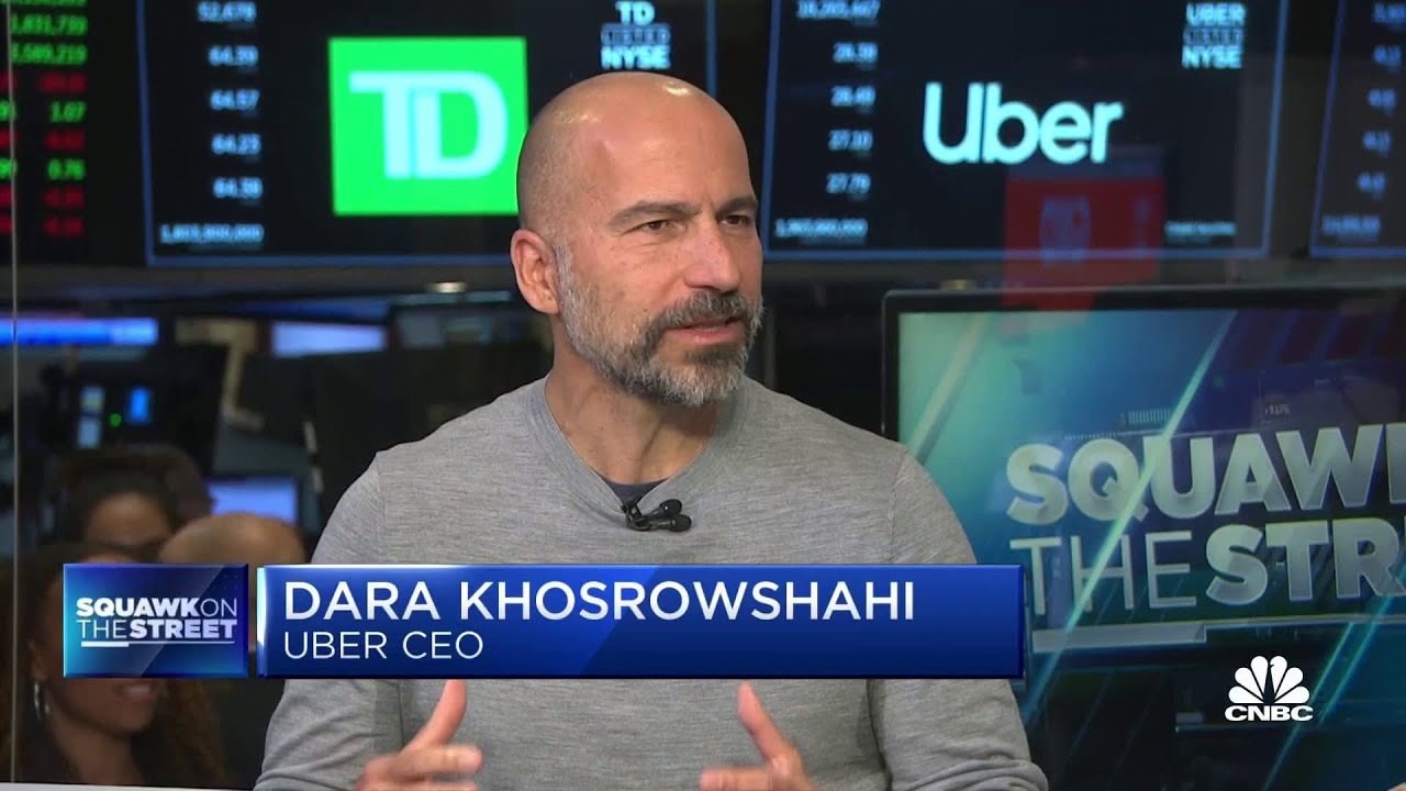 Uber CEO Dara Khosrowshahi on earnings: It was a strong quarter on top and bottom lines - YouTube