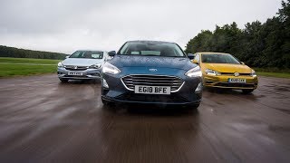 19 Ford Focus Vs 18 Opel Astra Vs 18 Volkswagen Golf Youtube