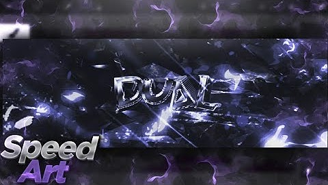 Ps Touch SpeedArt »[8] Dual » 3D Abstract Header (ft. R34LD1) » (FREE GFX) [ Tutorial? ]