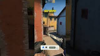 SELF BOOST INFERNO CSGO #shorts #csgo