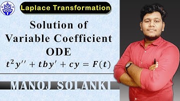 Solution of ODE | Variable Coefficient second order ODE  || MS/BS / B.Tech / IIT JAM / GATE/NET