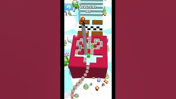 Gameplay top mobile games Relaxing n satisfying game iOS/ANDROID Stacky Dash  #shorts Level 2181