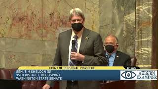 Daily Legislative Report (3-15-22): Tim Sheldon / Jesse Johnson Retirements