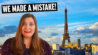 Our first time in Paris did not go as expected... 😬