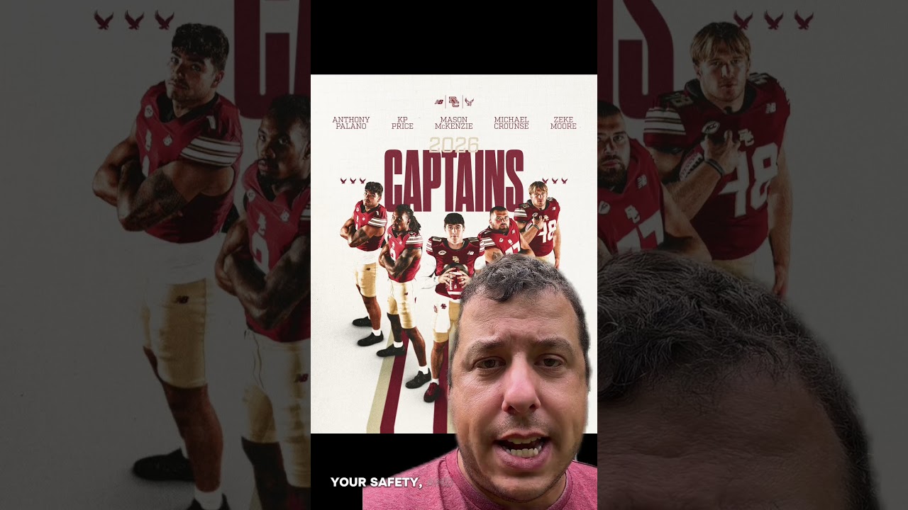 CAPTAIN: Boston College football has their captains for next season.