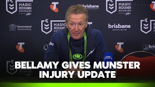 Bellamy reveals potential Munster surgery | Storm Press Conference | Fox League