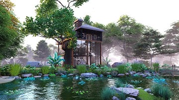 Tree House Render | Lumion 12 #lumion #render #3drender #treehouse #shortfilm