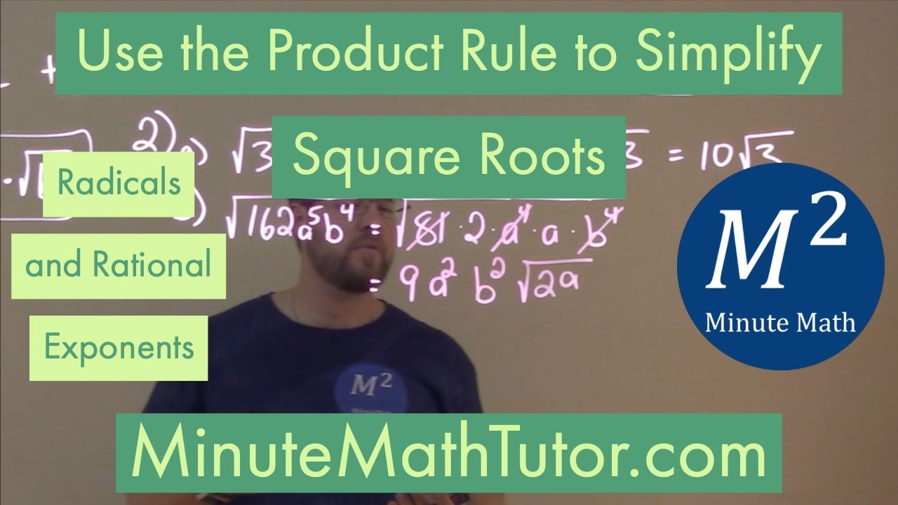 use-the-product-rule-to-simplify-square-roots-radicals-and-rational