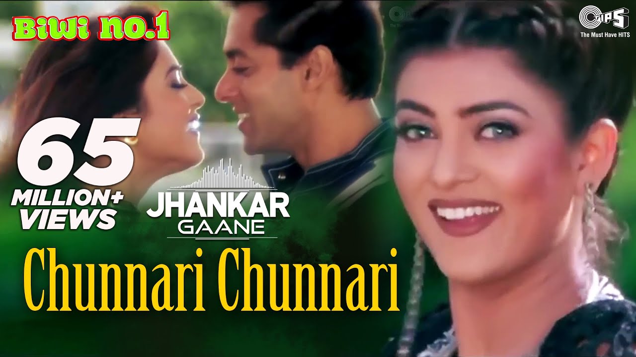 Chunnari Chunnari (Jhankar) - Biwi No.1 | Abhijeet & Anuradha Shriram | Salman & Sushmita 90s hits hindi songs dj remix