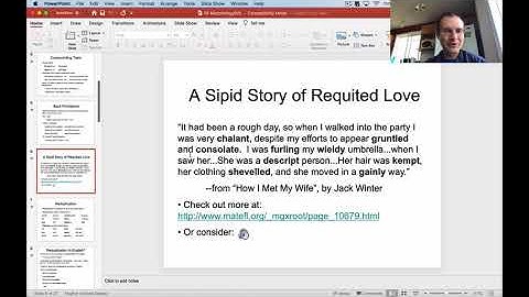 Ling 201 - Intro Linguistics - Morphology, part 4