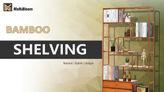 MoNiBloom - Bamboo Shelf - A01A4A034 Series - Assembly/Installation Guide