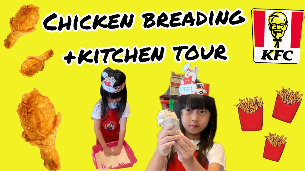 Chicken Breading + Kitchen Tour KFC 🍗🍗 - YouTube