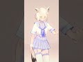 Fubuki // Korone, School girl outfit - Ela ke Leitada💖 -【 Hololive // MMD】#hololive中文 #戌神ころね #白上フブキ