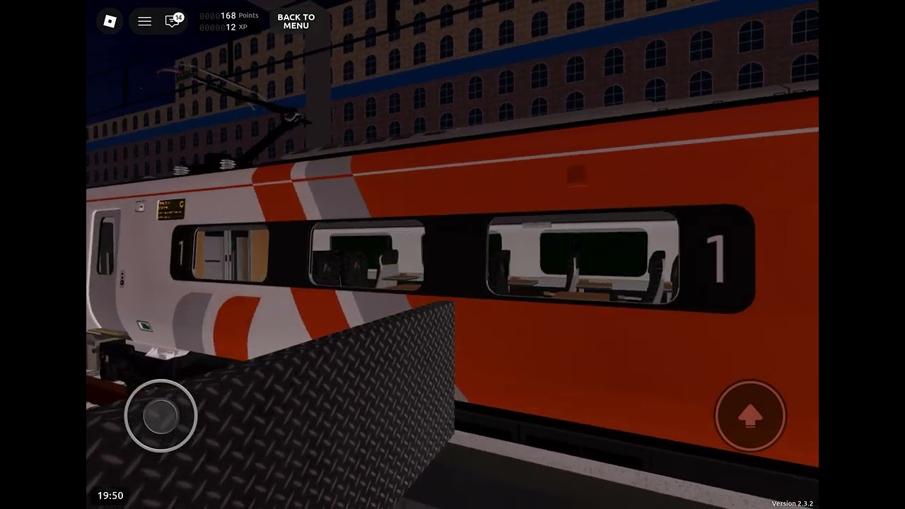 Class 800 airlink train arrive in stepford central