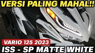 NEWEST VARIO 125 2023 CBS ISS SP MATTE WHITE