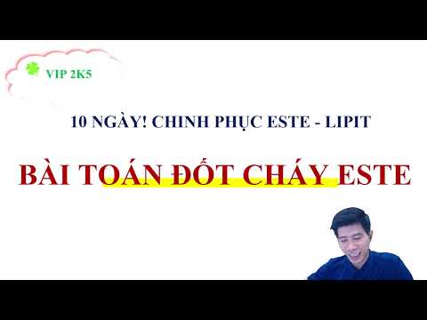 Video NGÀY 3: BÀI TOÁN ĐỐT CHÁY ESTE | Thầy Phạm Thắng TYHH - youtube