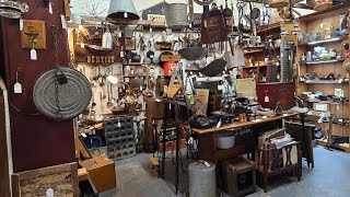 Burning Sensation Antiques & Andover Junction Booth Tour & Shop|Antiquing & Thrifting Vintage Finds 