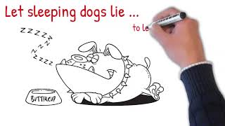 Expressão idiomática em inglês – Let sleeping dogs lie – Inglês
