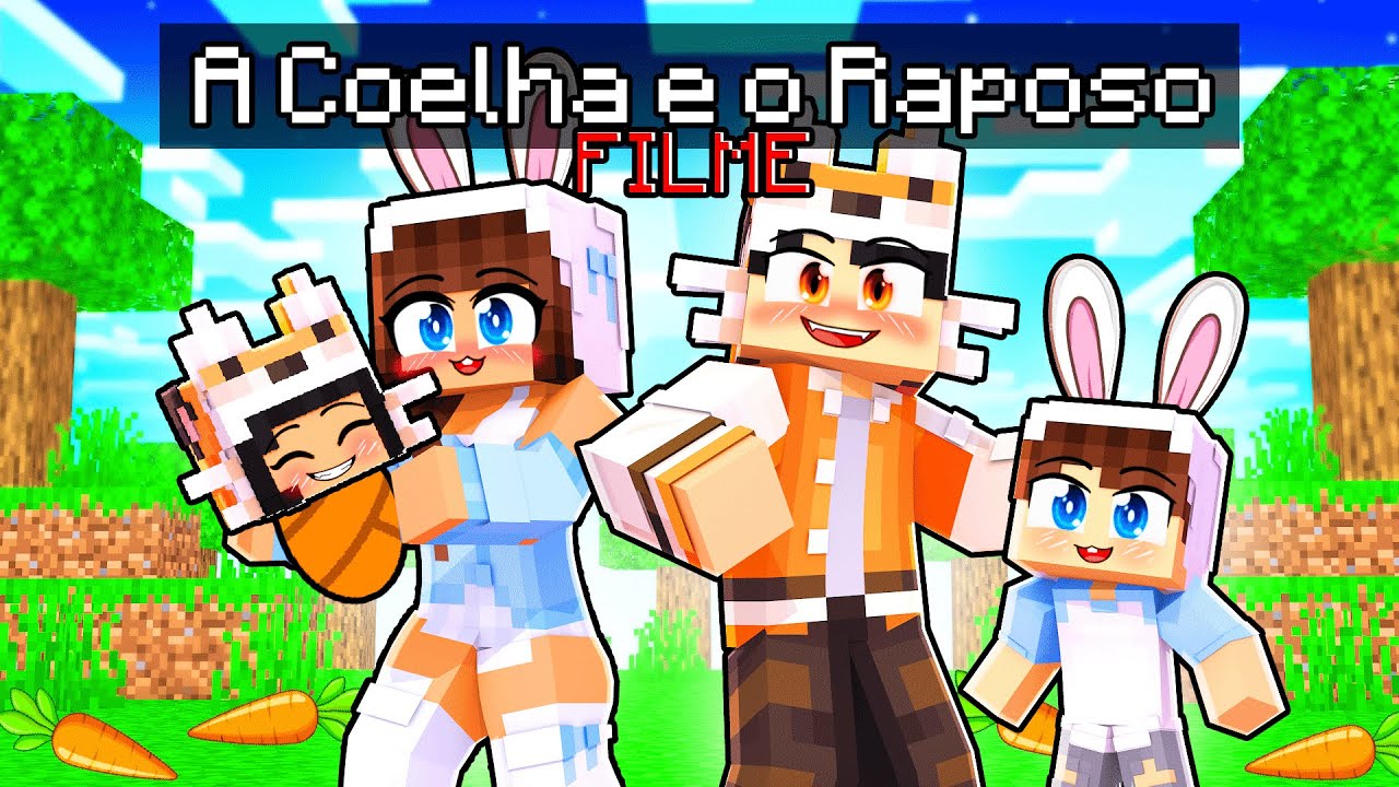 O AMOR da MENINA COELHA e do GAROTO RAPOSA no Minecraft ◂Miika▸