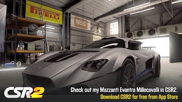 【CSR2】Evantra Millecavalli (gold), shift & tune for 7.075
