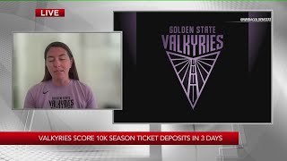 Valkyries score 10K season ticket deposits in just 3 days