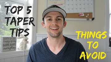 How To Taper Before A Race | Common Mistakes And How To Avoid Them