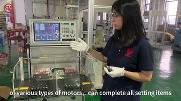 Highly Automatic Universal DC Motor Stator Testing Machine For Electric Motor With Double Stations