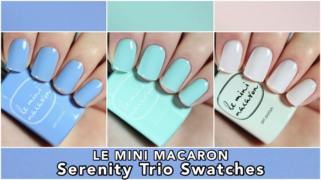 Le Mini Macaron 'Butterfly Dreams' Maxi Gel Manicure Set