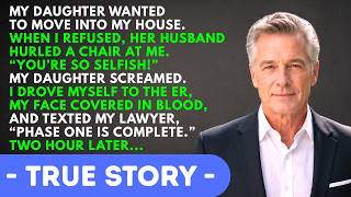My Daughter Called Me Selfish As Her Husband Threw A Chair At Me. Two Hour Later… The Good Father.