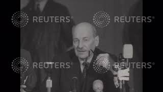 1954 UK: MR ATTLEE LEAVES FOR CHINA: