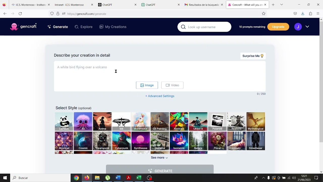 Creación de un personaje con IA. STEAM y AulaDcine.