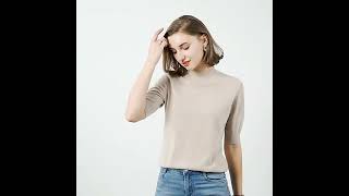 cashmere mock neck sweater