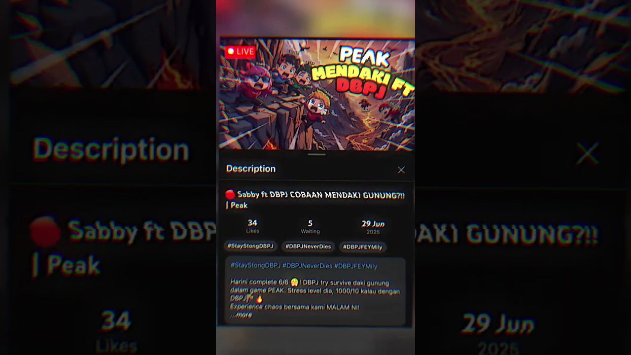 10PM MALAM NI! | Sabby ft DBPJ (6/6) MENDAKI GUNUNG di PEAK!