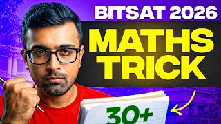 BITSAT Tukka Strategy 2026 | Maths Tukka Tricks for BITSAT 2nd Attempt 🚀 #bitsat2026 #tukkatricks 