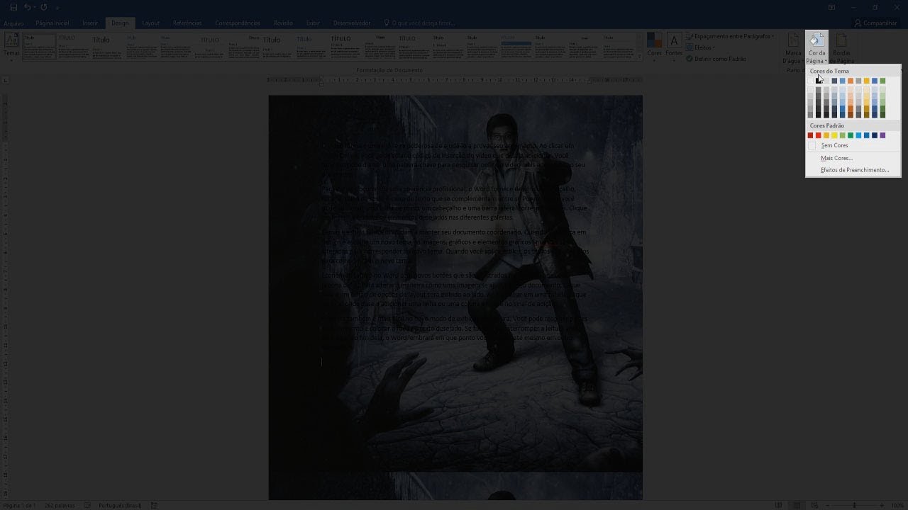 Microsoft Word | Cor da Página