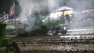 9500LB HOT FARM TRACTOR CLASS AT THE 2024 MATT CALLAND MEMORIAL TRUCK AND TRACTOR PULL URBANA, OHIO