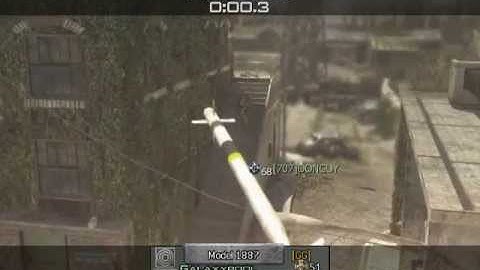 MW3 Stinger Game winning killcam