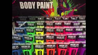 Neon UV Face and Body Paint from #paintglow has just arrived @PartyWorld_ for the #festival season