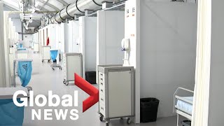 Coronavirus: Alberta considers field hospitals as province sees record new cases