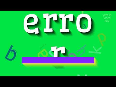 How to say "error"! (High Quality Voices)