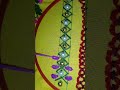 #most viral border embroidery design tutorial#stitch #subscribe #likeforlikes#subscribe#viral 🔥🔥