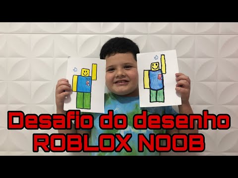 Desafio do desenho - NOOB DO ROBLOX muito fácil - roblox design challenge 