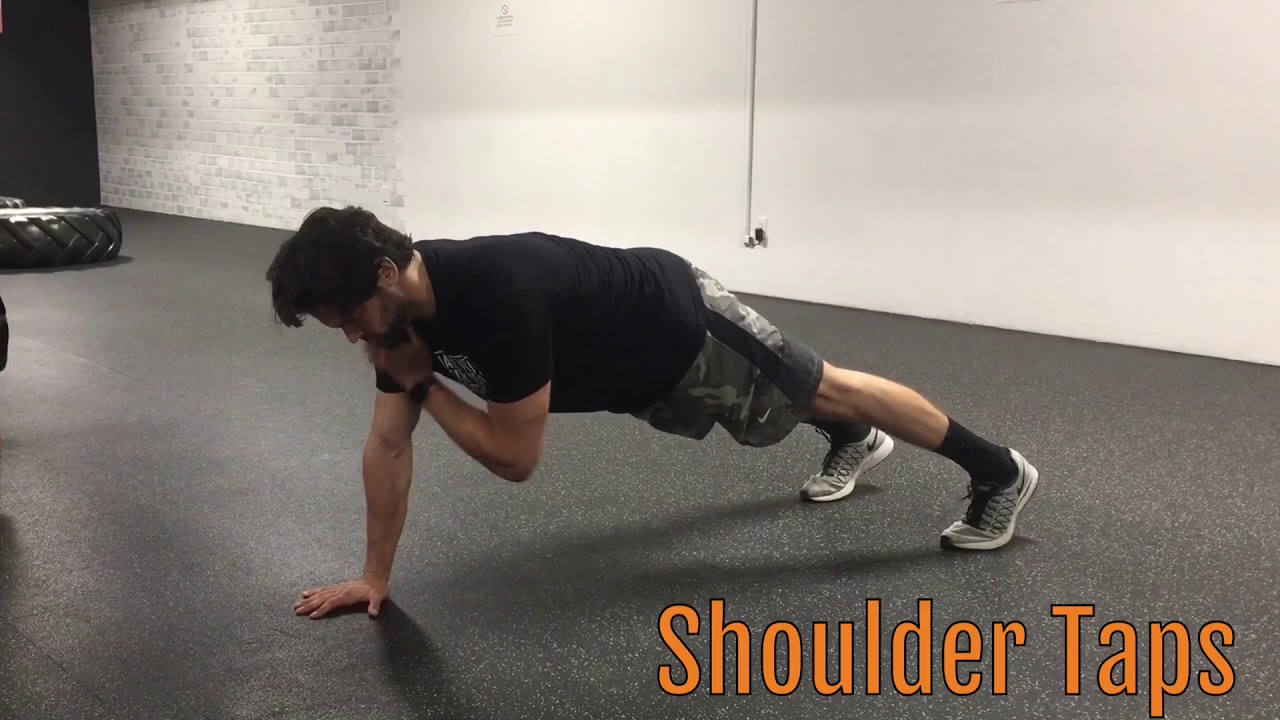 HowTo Shoulder Taps YouTube
