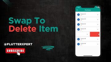 "Flutter Swipe to Delete with Undo | Dismissible Widget Tutorial (2025)"  🚀