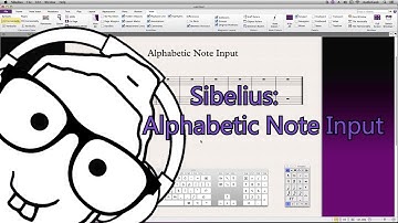 Sibelius Alphabetic Note Input