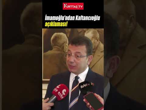 Ekrem İmamoğlu'ndan Canan Kaftancıoğlu açıklaması! #shorts